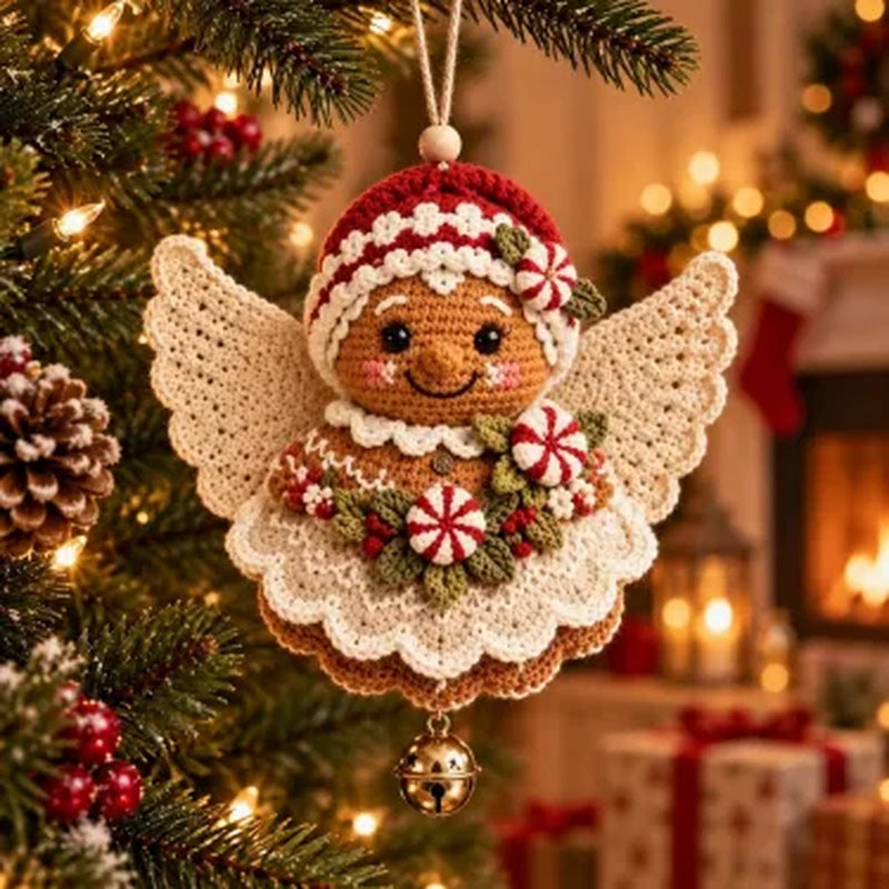 🎄 5 Christmas Angels™ — Cozy Crochet-Style Tree Ornaments