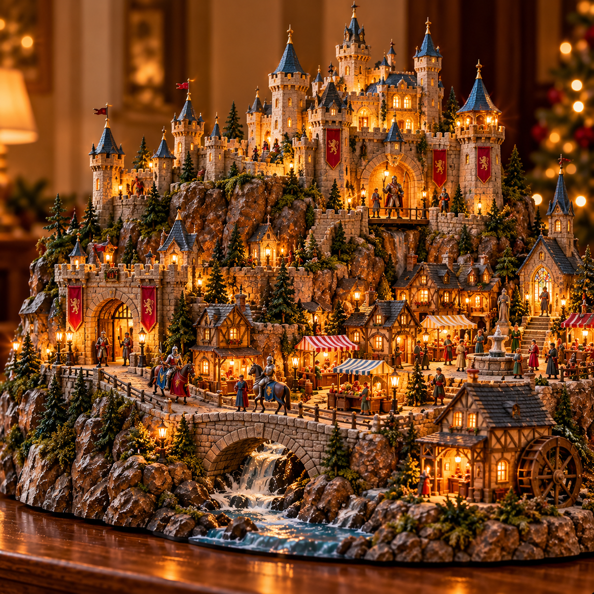 ✨ Let the Light of Christmas Shine! ⛪ 2026 Christmas Chapel Village – Faith, Family & Holiday Magic!
