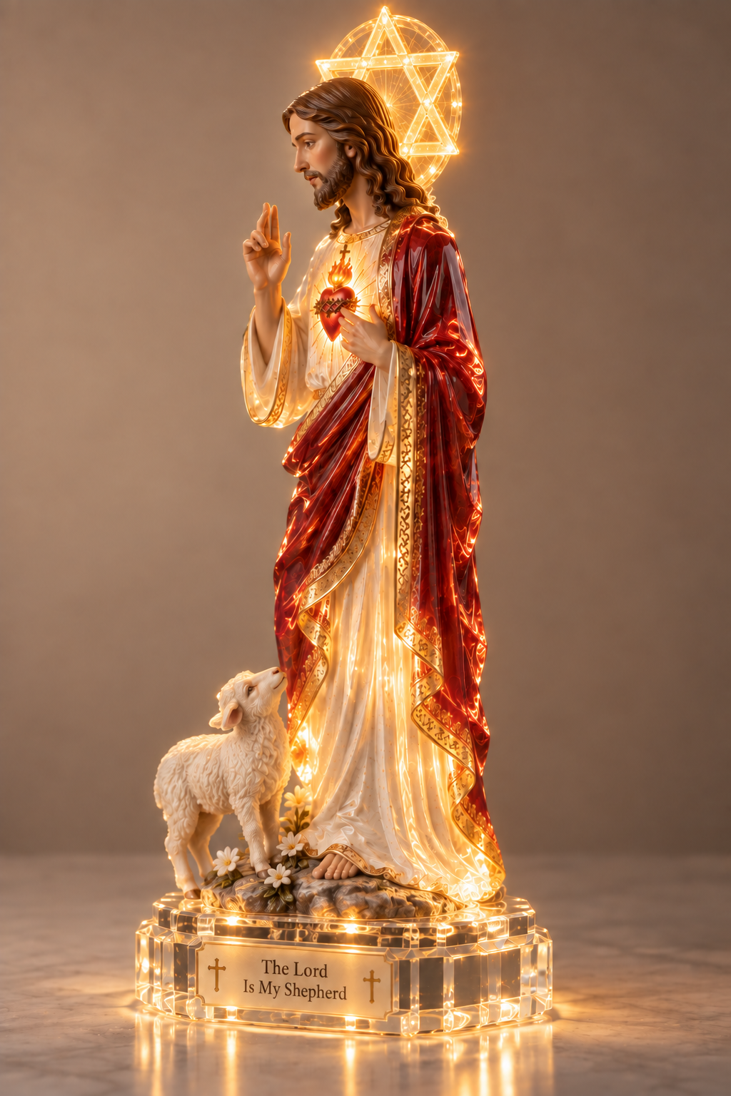 ❤️Thanksgiving Day!!!Sacred Heart Jesus LED Display