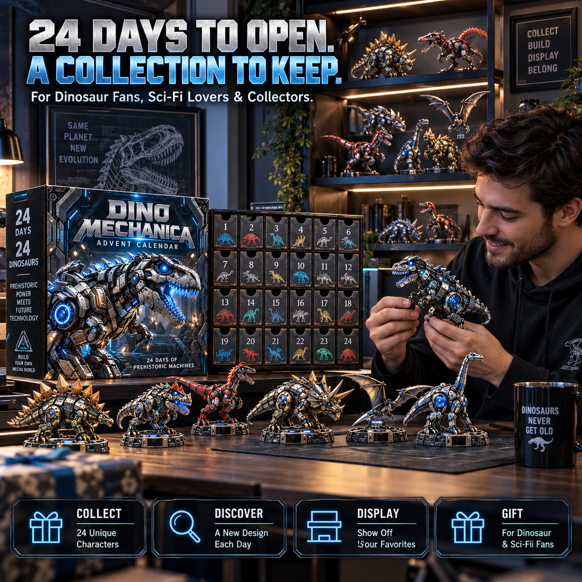 π€π¦ 24 Days of Mecha Dinosaurs β One Epic Prehistoric Collection