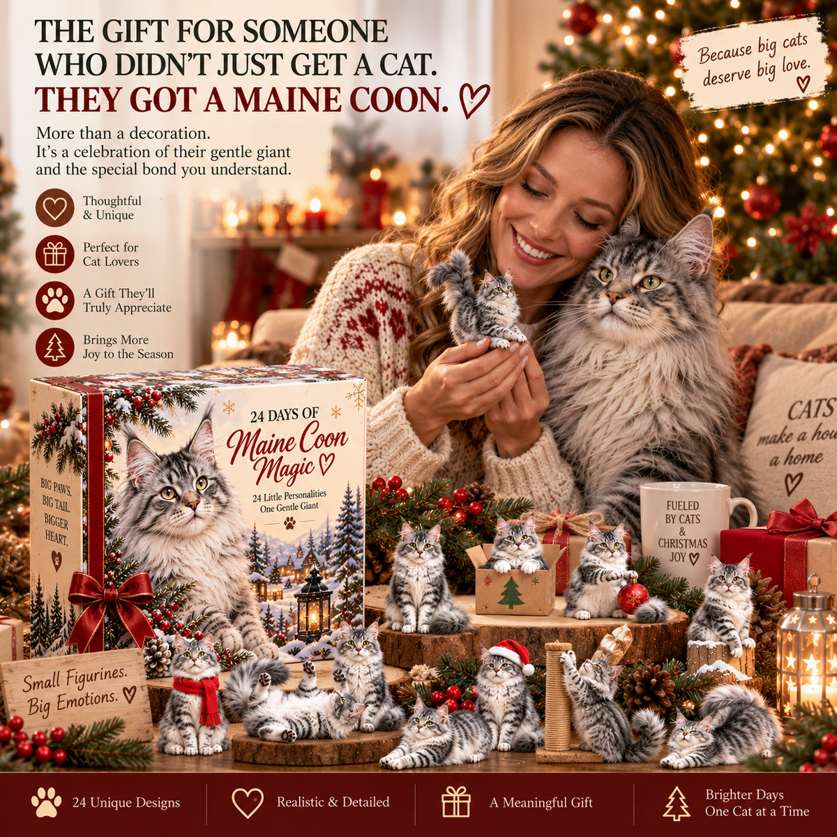 ❤️24 Days of Maine Coon Magic — 24 Little Personalities, One Gentle Giant