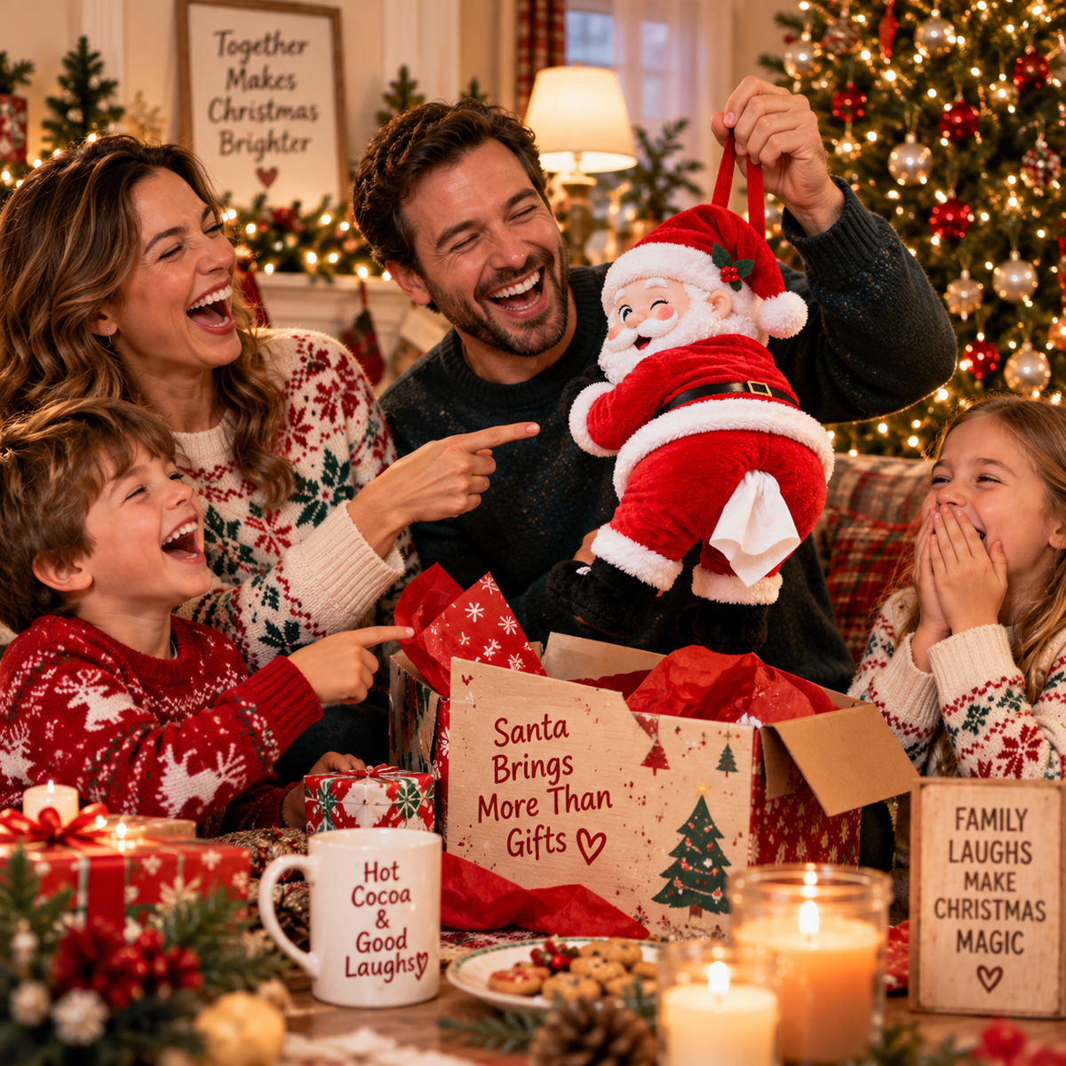 🎁NEW ARRIVAL | LIMITED-TIME 50% OFF🎅 Santa's Booty Tissue Holder – Hilarious Christmas Decor & Funny Holiday Gift