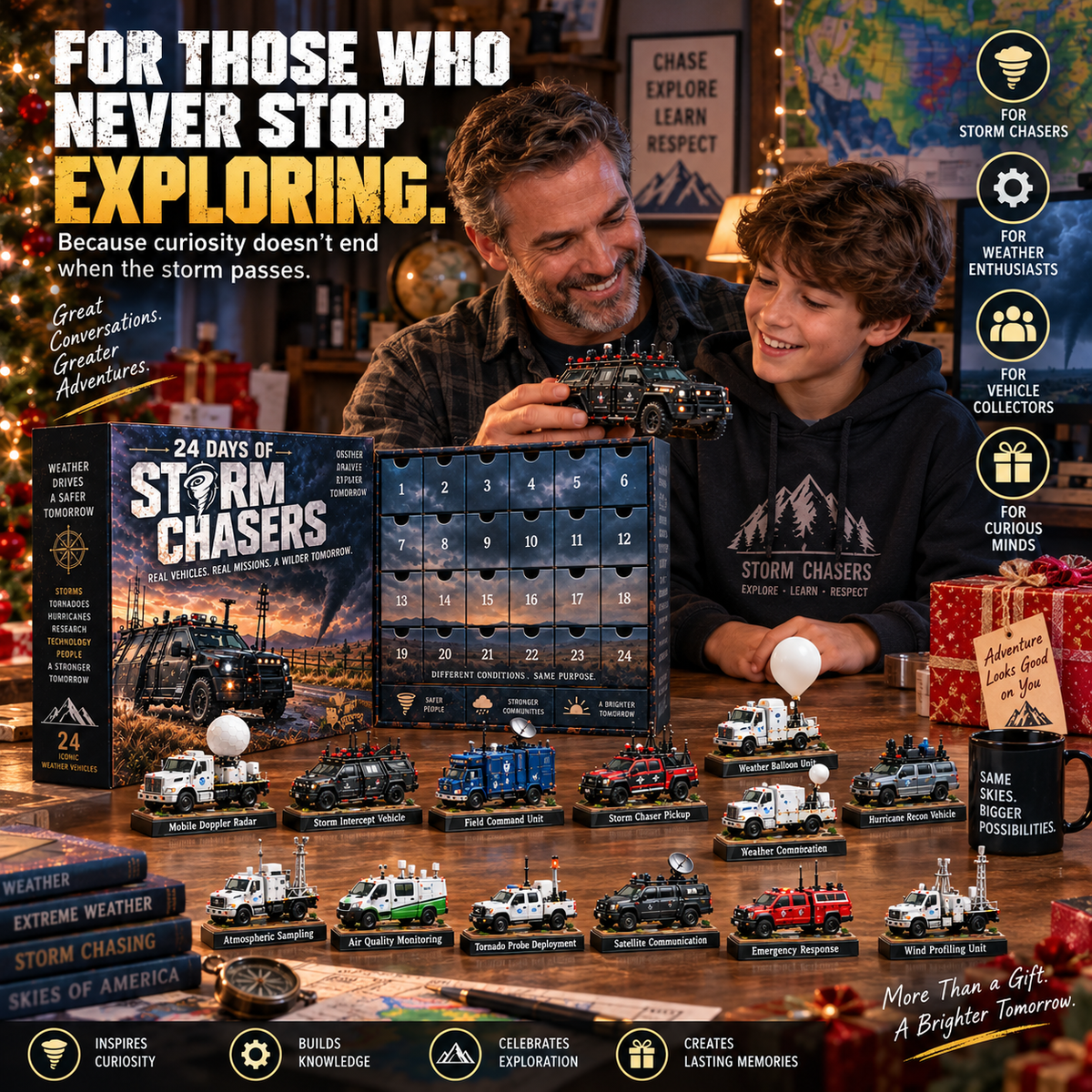 🌪️ Ready to Chase the Storm?! 🚙 2026 Storm Chasers Collection – 24 Days of Legendary Weather Machines & Wild Adventures!