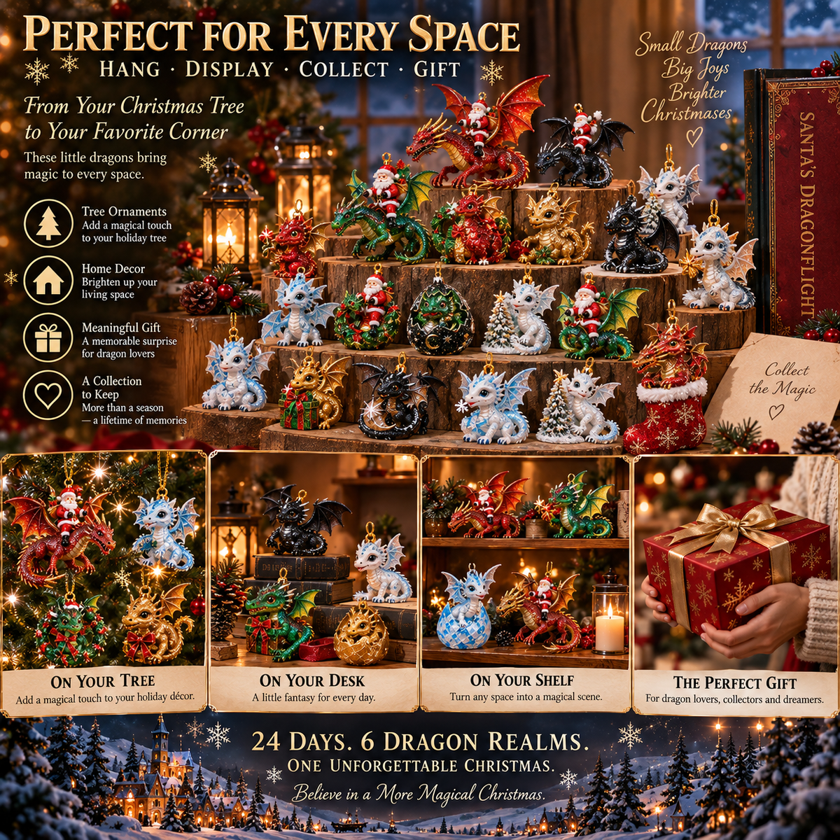 🐉 24 Days. 6 Dragon Realms. One Legendary Christmas Adventure.