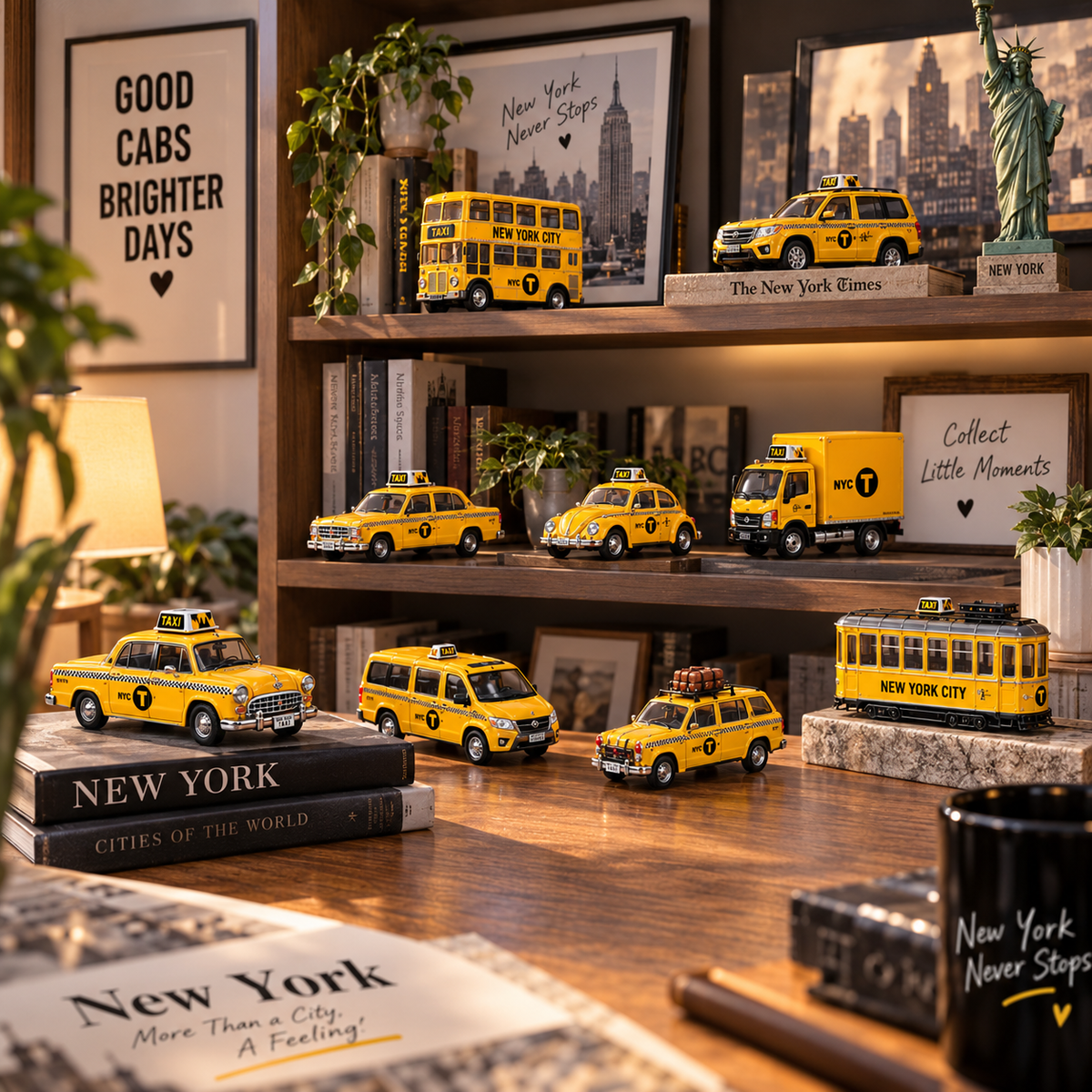 24 Days of New York Yellow Taxis – 24 Iconic Cab Collectibles | NYC Christmas Countdown Gift Set