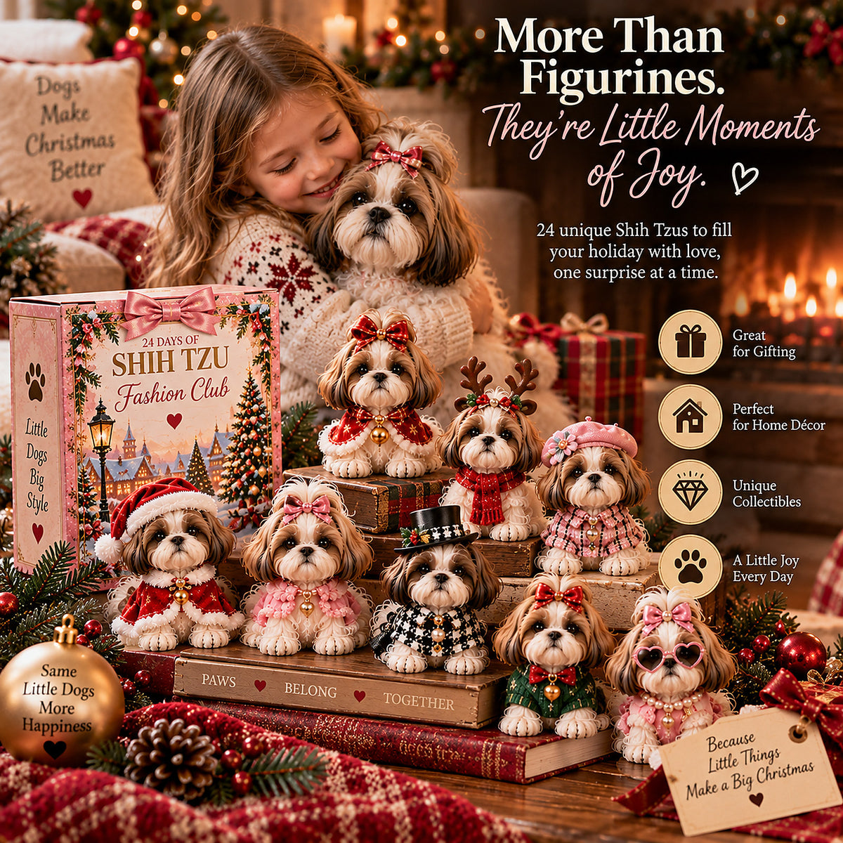 24 Days of Shih Tzu Fashion Club – The Cutest Christmas Countdown for Shih Tzu Lovers 🎀🐾