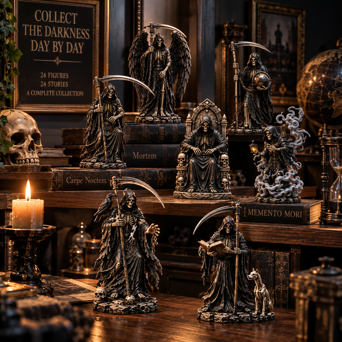 π 24 Days of Grim Reaper β 24 Dark Legends Collector Figures