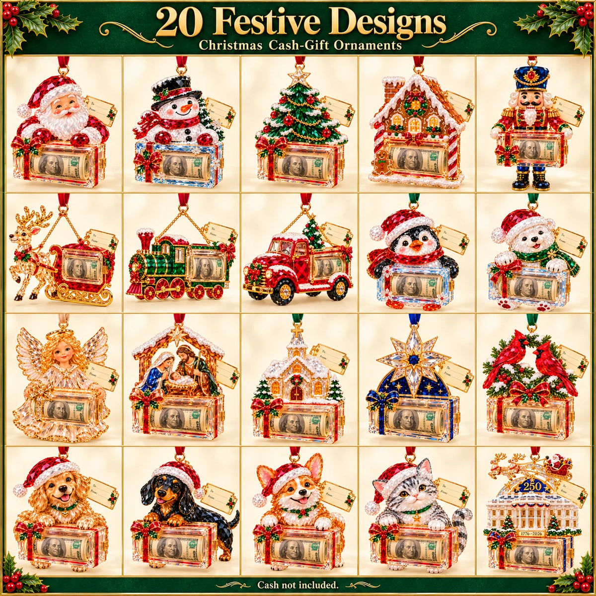 🎄 Make Cash Gifts Magical – Christmas Money Holder Ornaments | 20 Festive Designs 🎁