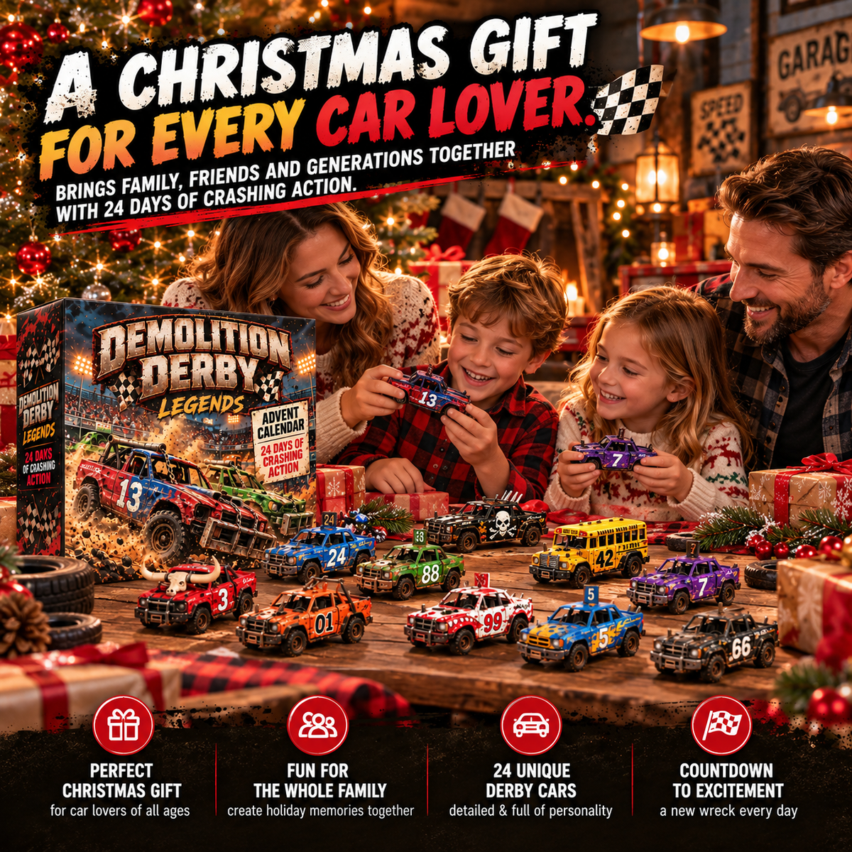 🚗 24 Days of Wrecked Car Legends 🎄 – Vintage Car Collectibles 🎁