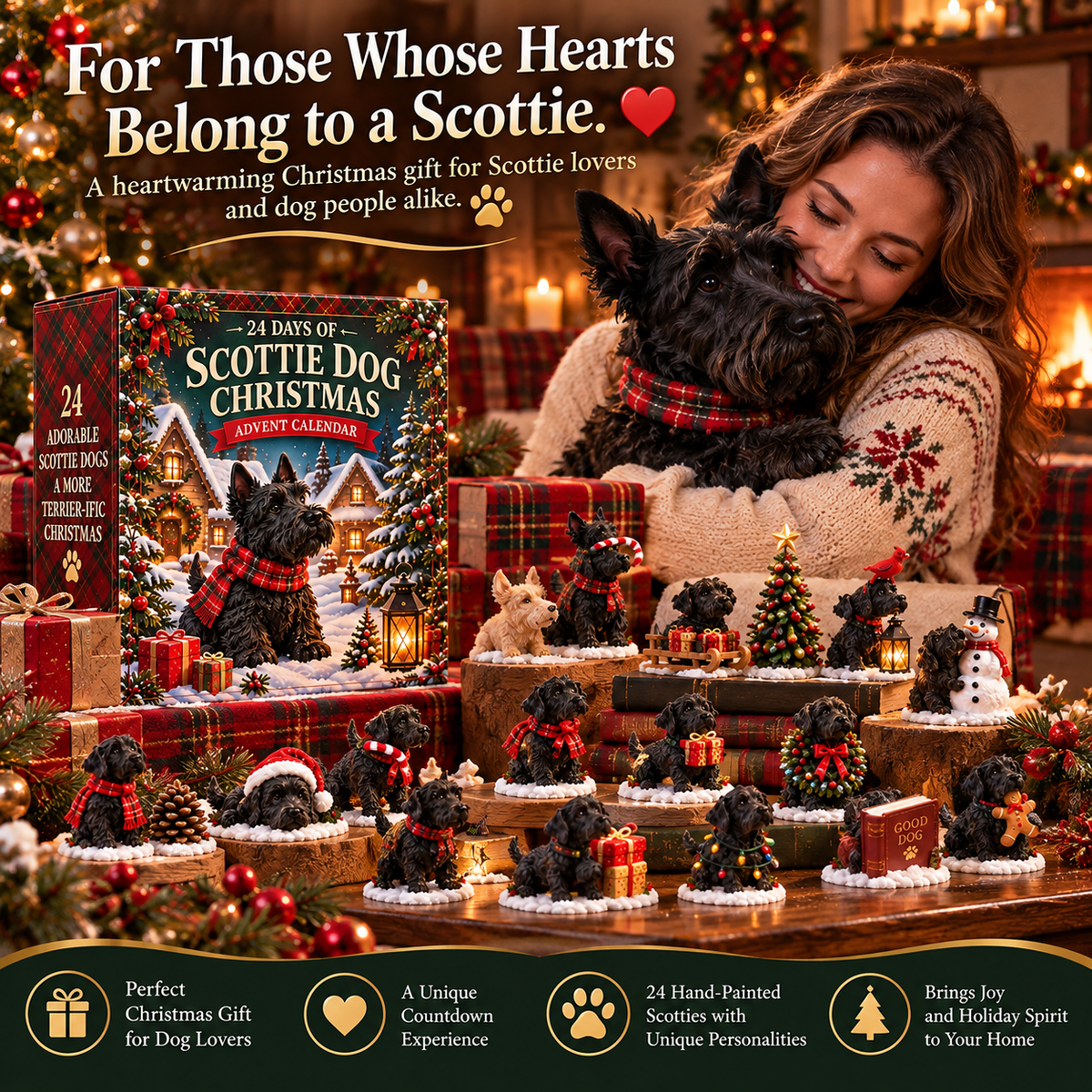 โค๏ธ๐พ 24 Little Scotties, A Whole Lot of Christmas Love! ๐ โ Advent Calendar 2026