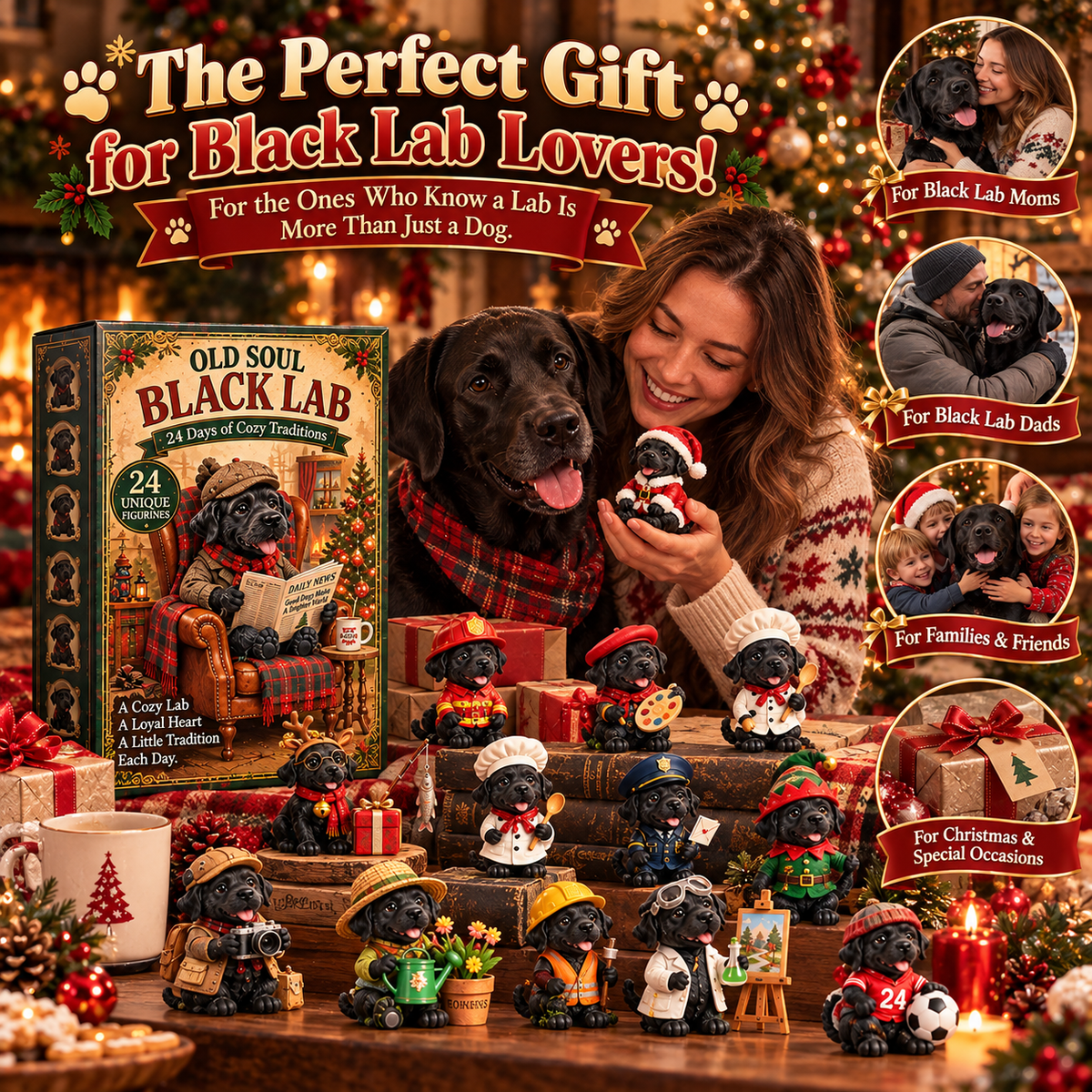 🖤🐾 24 Days of Black Lab Joy 🎄 – Christmas Advent Calendar