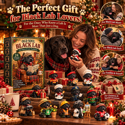 🖤🐾 24 Days of Black Lab Joy 🎄 – Christmas Advent Calendar