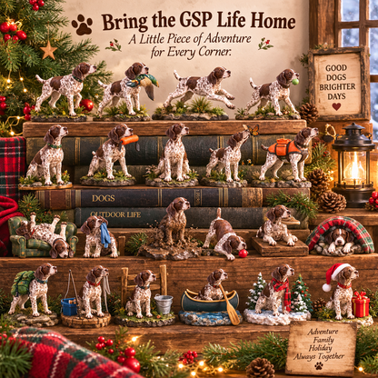 🐾 Born to Hunt. Born to Play. Born to Steal Your Couch! 😂 — 24 Days of GSP Life Advent Calendar 🎄