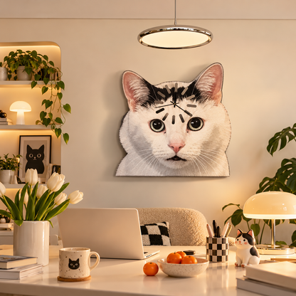 😹 Loading... Please Wait! – Funny Cat & Dog Wall Clocks