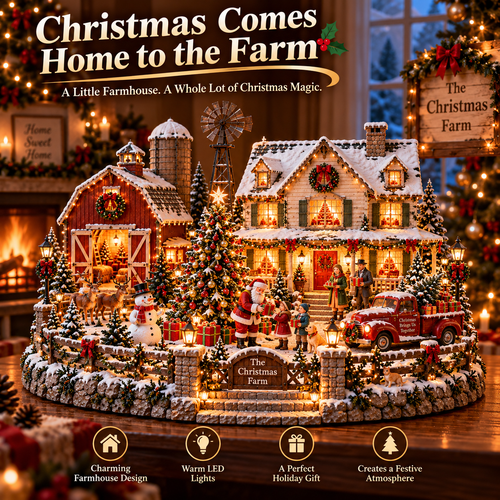 🎄 Ready for a Magical Christmas?! 🎁 The Christmas Farm – A Village Full of Holiday Joy!