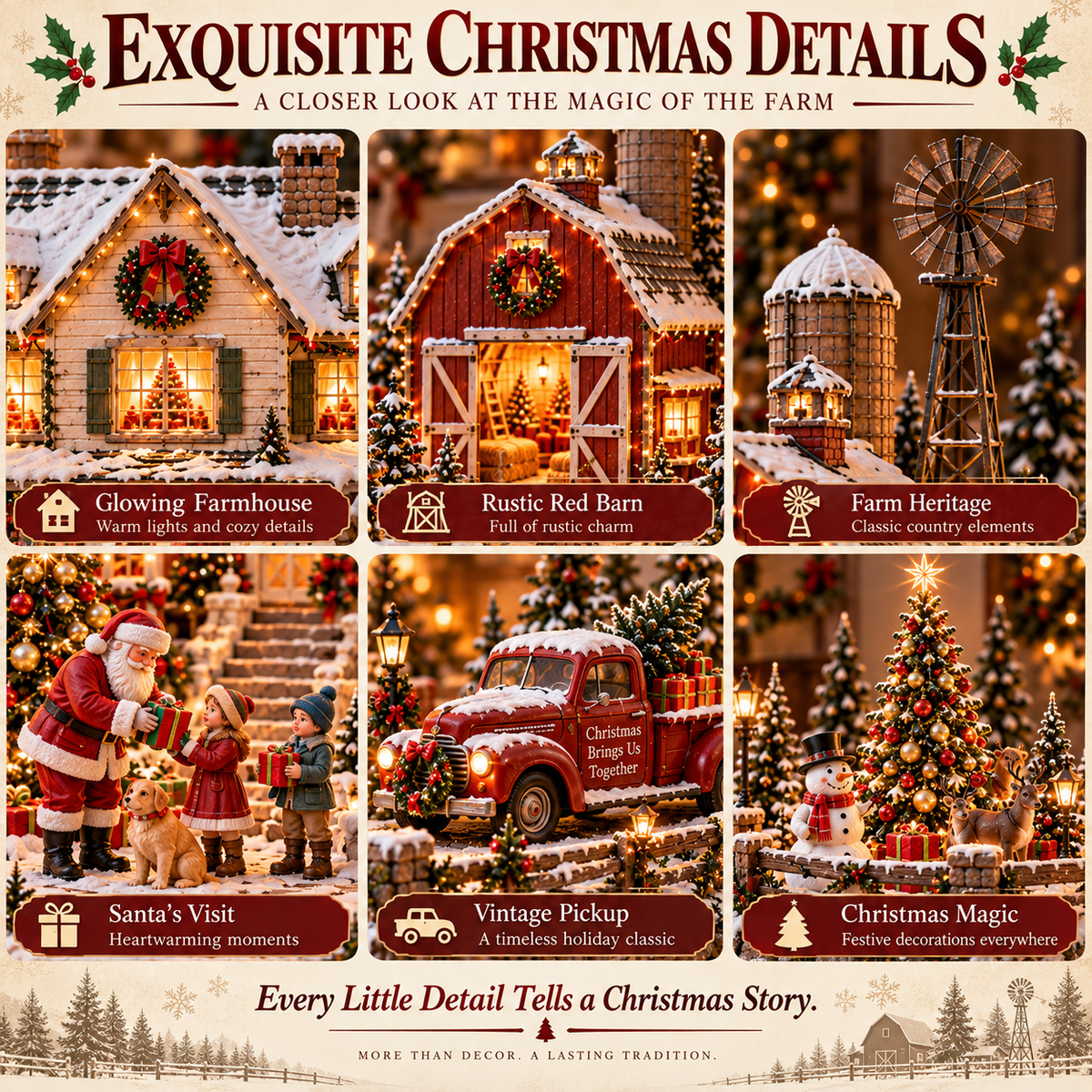 🎄 Ready for a Magical Christmas?! 🎁 The Christmas Farm – A Village Full of Holiday Joy!