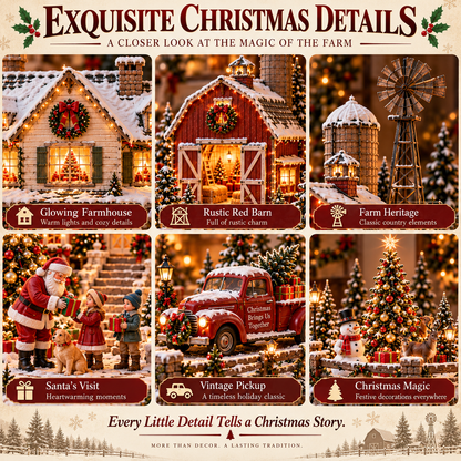 🎄 Ready for a Magical Christmas?! 🎁 The Christmas Farm – A Village Full of Holiday Joy!