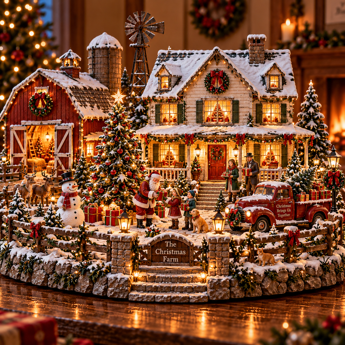 🎄 Ready for a Magical Christmas?! 🎁 The Christmas Farm – A Village Full of Holiday Joy!