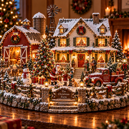 🎄 Ready for a Magical Christmas?! 🎁 The Christmas Farm – A Village Full of Holiday Joy!