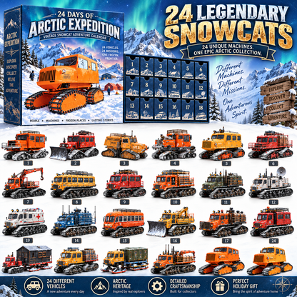 ❄️ Ready to Conquer the Arctic?! 🚜 2026 Vintage Snowcat Expedition – 24 Days of Frozen Adventures!