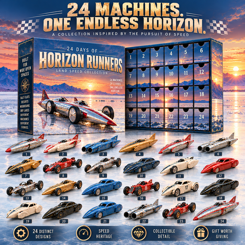 🏁 Chase the Horizon! 🚀 2026 Land Speed Legends – 24 Days of Speed & Adventure!