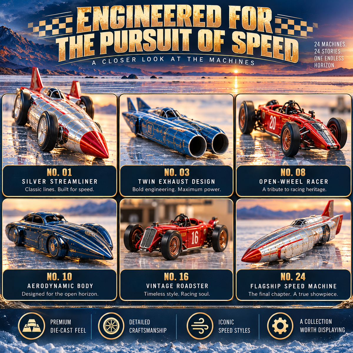 🏁 Chase the Horizon! 🚀 2026 Land Speed Legends – 24 Days of Speed & Adventure!