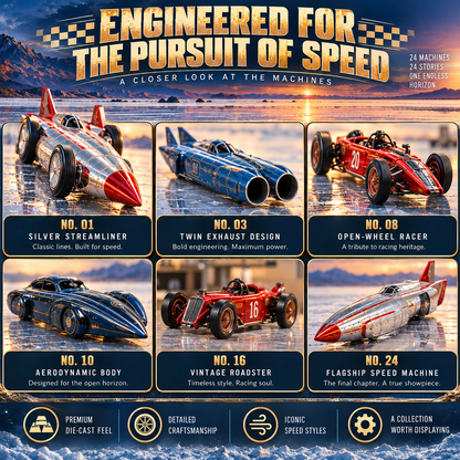 🏁 Chase the Horizon! 🚀 2026 Land Speed Legends – 24 Days of Speed & Adventure!