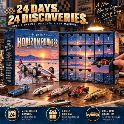 🏁 Chase the Horizon! 🚀 2026 Land Speed Legends – 24 Days of Speed & Adventure!
