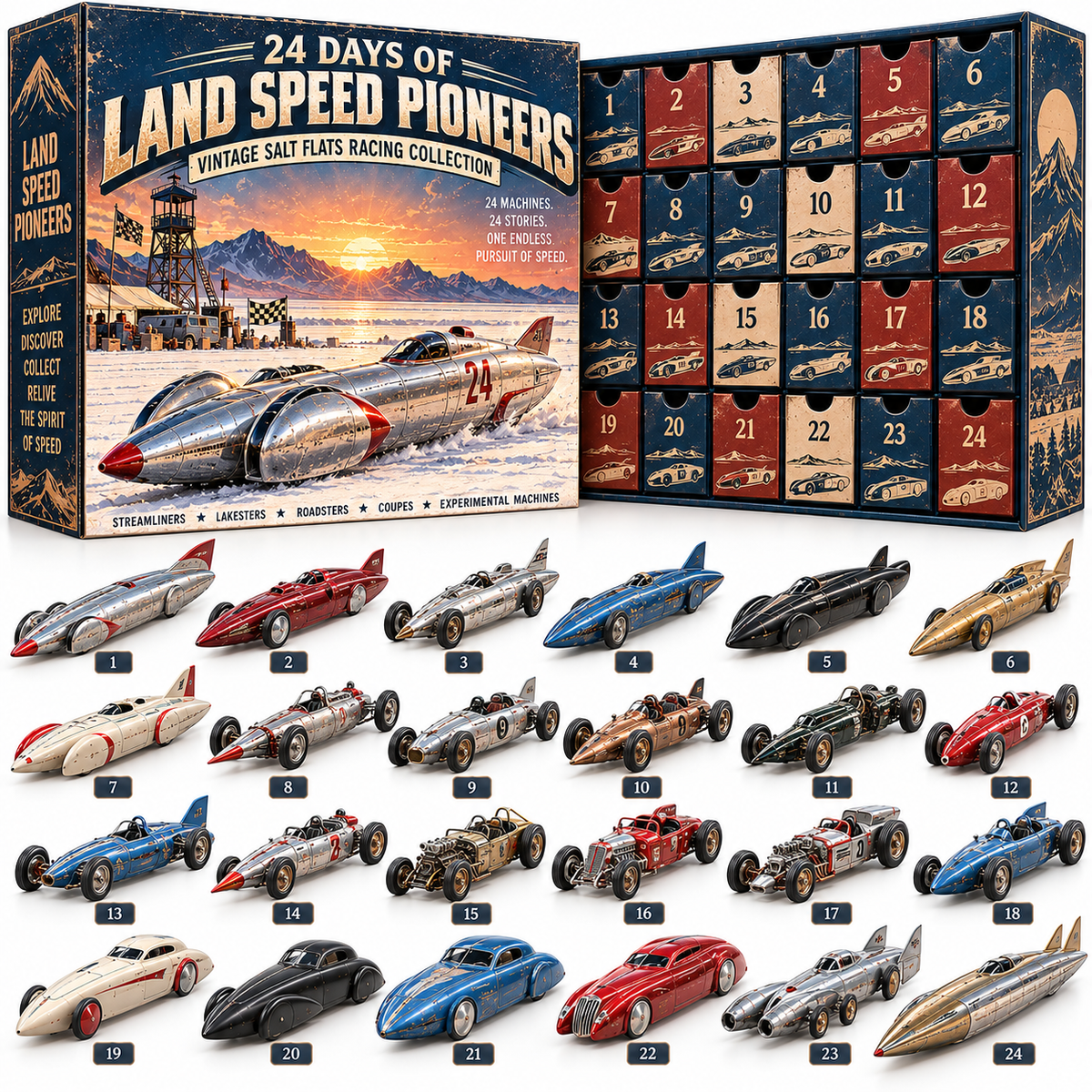 🏁 Chase the Horizon! 🚀 2026 Land Speed Legends – 24 Days of Speed & Adventure!