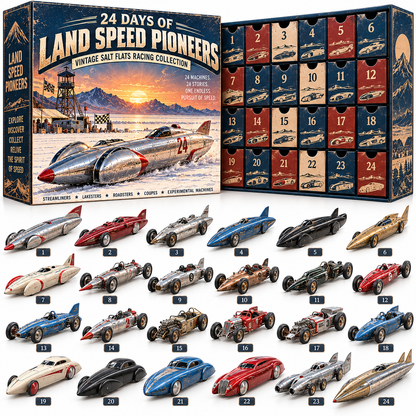 🏁 Chase the Horizon! 🚀 2026 Land Speed Legends – 24 Days of Speed & Adventure!