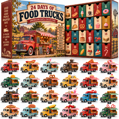🚚 Hungry for Adventure?! 🍔 2026 American Roadside Eats – 24 Days of Food Truck Surprises!