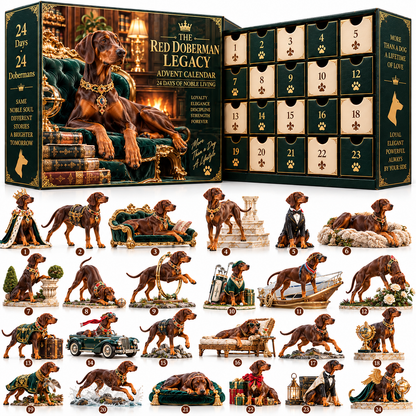 👑 Born to Be Loyal! 🐾 2026 Royal Doberman Advent Calendar