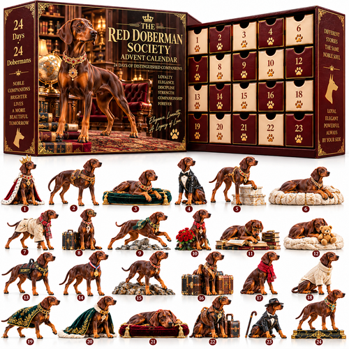 👑 Born to Be Loyal! 🐾 2026 Royal Doberman Advent Calendar