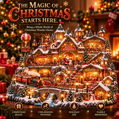 🎄 Ready to Bring Christmas Magic Home?! 🎅 2026 Santa's Workshop Village – A Whole World of Holiday Wonder