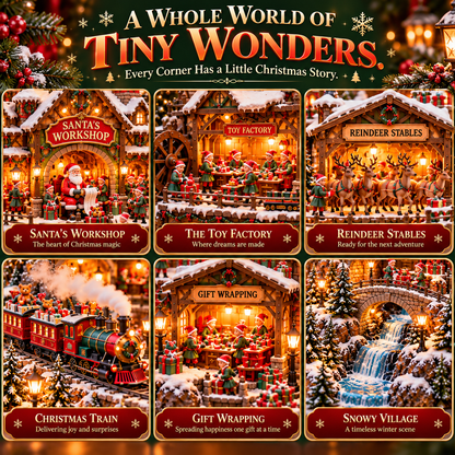 🎄 Ready to Bring Christmas Magic Home?! 🎅 2026 Santa's Workshop Village – A Whole World of Holiday Wonder