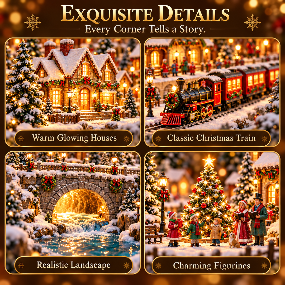 🔥 Ready to Bring Christmas Magic Home? 🚂 2026 Christmas Train Village – A Little World Full of Joy!