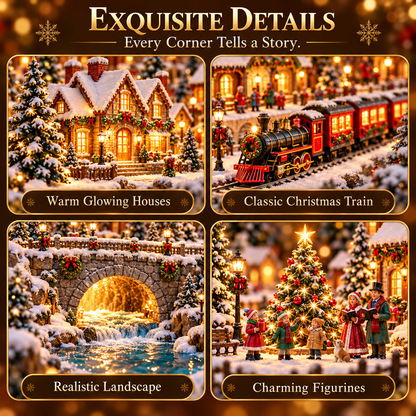 🔥 Ready to Bring Christmas Magic Home? 🚂 2026 Christmas Train Village – A Little World Full of Joy!