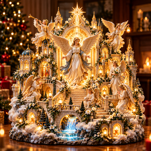 🪽 Bring Heaven's Light Home! ✨ 2026 Guardian Angels LED Sanctuary – A Beautiful Symbol of Faith, Hope & Everlasting Love!
