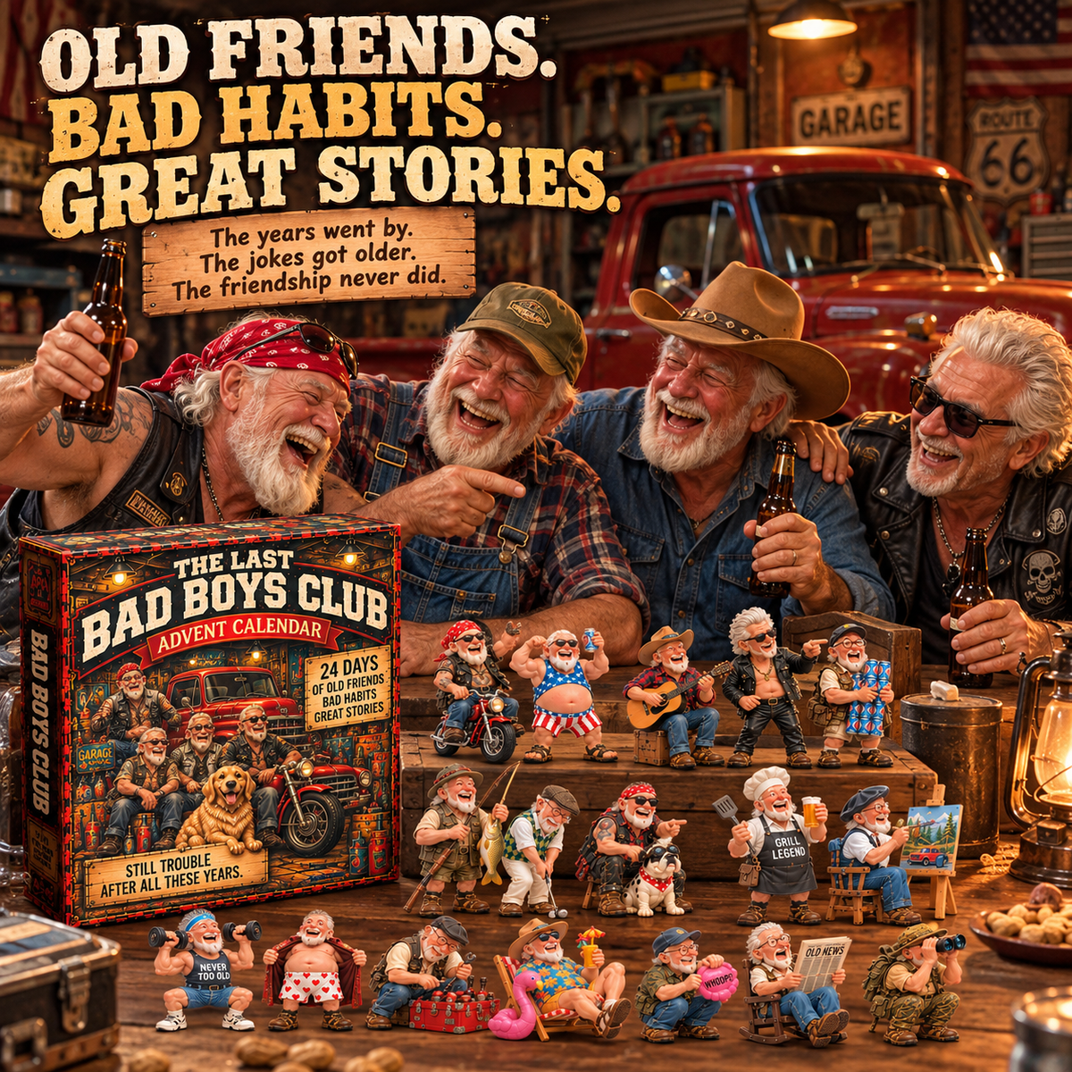 🎄 😎The Last Bad Boys Club – 24 Days of Laughs, Old Friends & Great Memories
