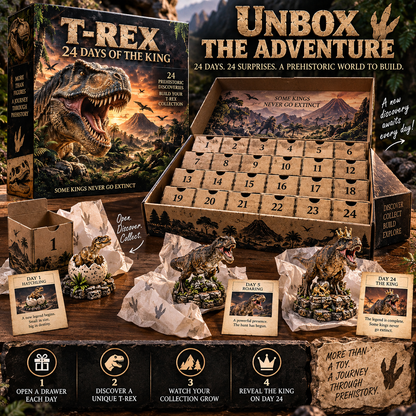 🦖🦣🪽🐾24 Days of Discovery — T-Rex, Pterosaurs, Woolly Mammoths & Mountain Lions Collection