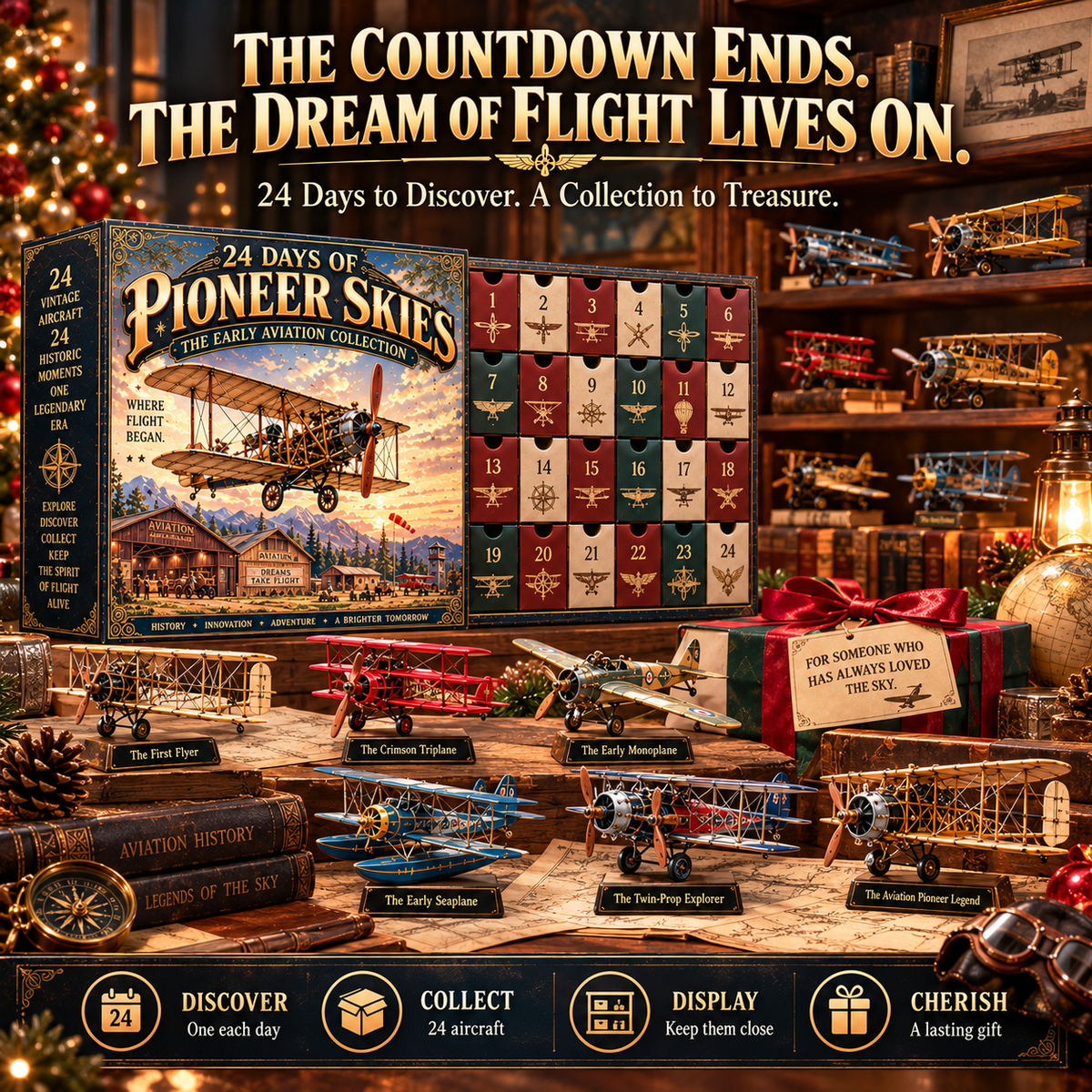 🔥 Ready to Take Flight?! ✈️ 2026 Pioneer Skies – 24 Days of Vintage Aircraft Adventures!