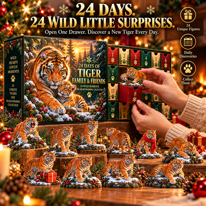 🐅 Even the Wildest Hearts Have a Gentle Side! ❤️ 2026 Tiger Advent Calendar – 24 Days of Wild Love & Wonder!