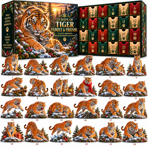 🐅 Even the Wildest Hearts Have a Gentle Side! ❤️ 2026 Tiger Advent Calendar – 24 Days of Wild Love & Wonder!