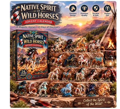 🔥 Almost Sold Out!🐎2026 Wild Horses Advent Calendar – 24 Days of Western Magic