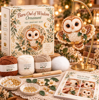 💖 LAST DAY 50% OFF – 🐦DIY Crochet Bird Ornament Kit | Handmade with Love, Filled with Hope & Blessings