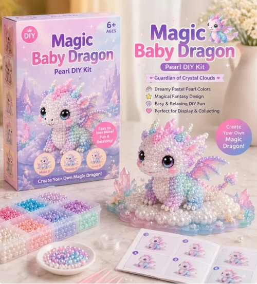 💖Create Your Own Magical Pets! 🌈 – DIY Pearl Craft Kit Collection