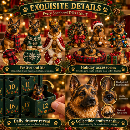 🐾 Who Says Loyalty Can't Be a Christmas Surprise?! 🎄 2026 German Shepherd Advent Calendar – 24 Days of Love & Loyalty!