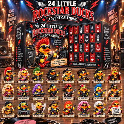 🎸 Ready to Rock & Groove?! 🪩 2026 Music Star Ducks Advent Calendar – 24 Days of Musical Surprises!