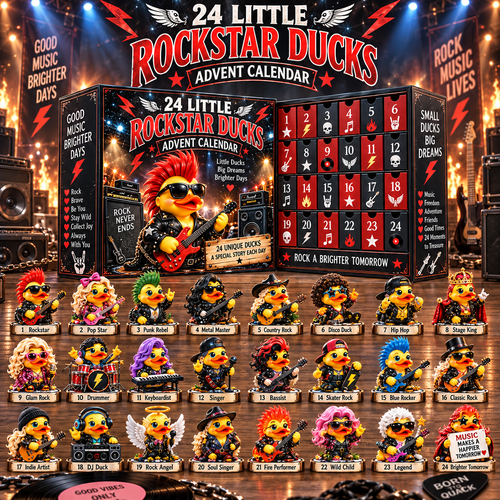 🎸 Ready to Rock & Groove?! 🪩 2026 Music Star Ducks Advent Calendar – 24 Days of Musical Surprises!