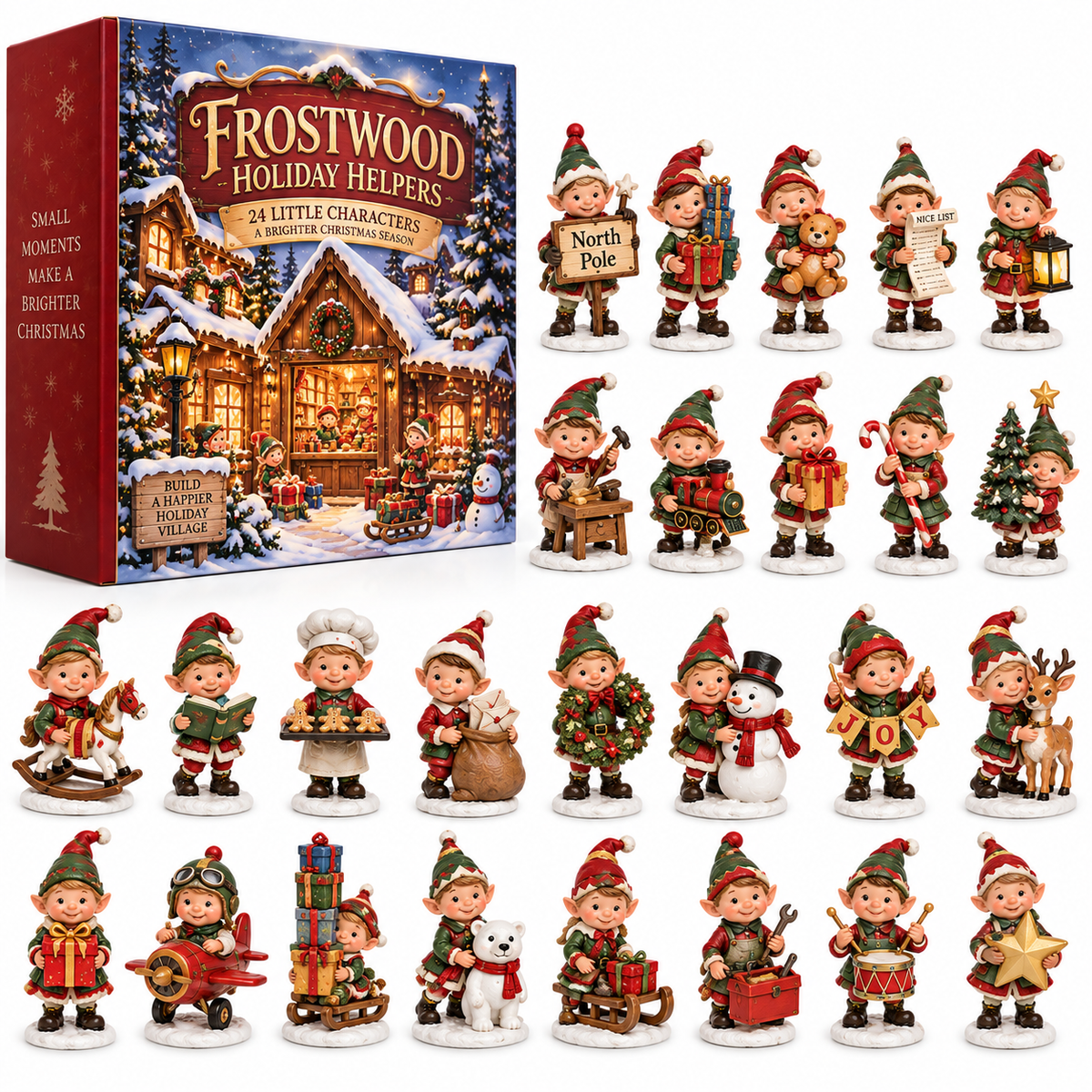 24 Little Christmas Helpers - 24 Characters, 24 Holiday Stories